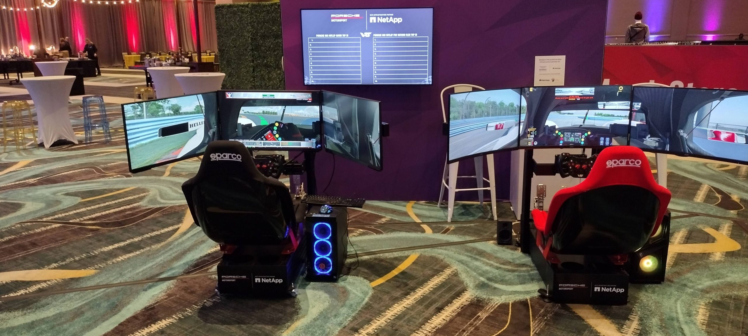 Professional sim racing rig